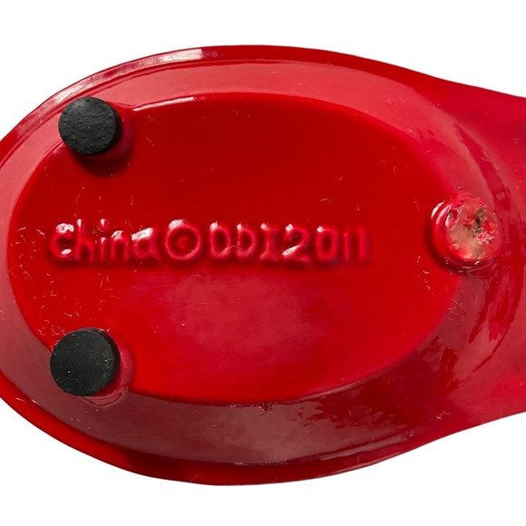 Home Basics Cast Iron Red Rooster Spoon Rest – Farmhouse Kitchen Decor 2011 - Picture 8 of 8